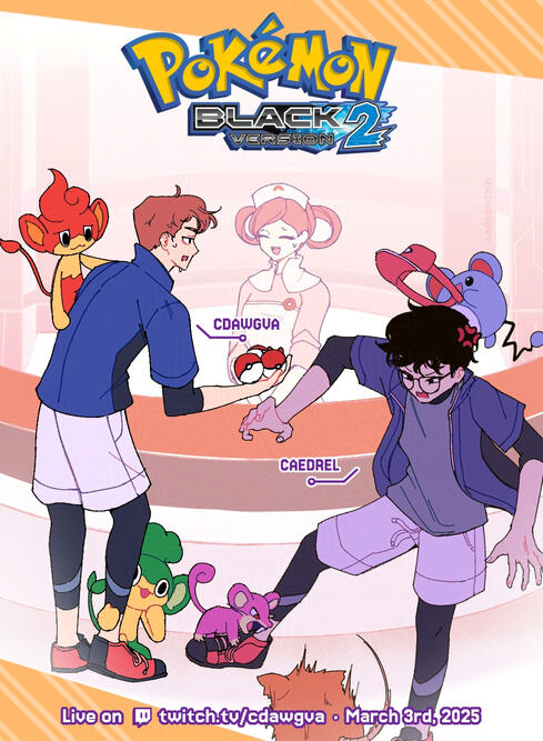 CDawgVA 'Pokemon Black 2' Promo Art
