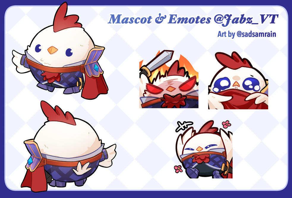 JabzVT Mascot and Emotes